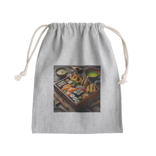 和食クン Mini Drawstring Bag