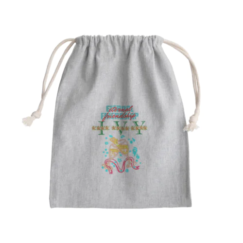 仲間と乾杯 Mini Drawstring Bag