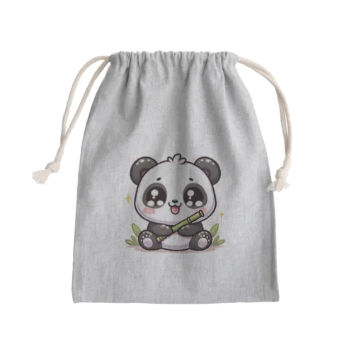 ササパンダ Mini Drawstring Bag