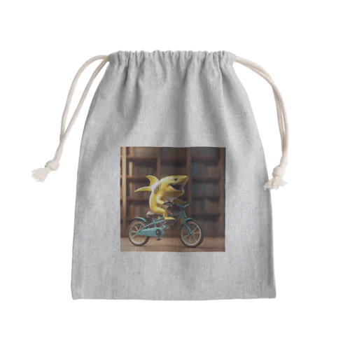 ちゃりしゃーく Mini Drawstring Bag