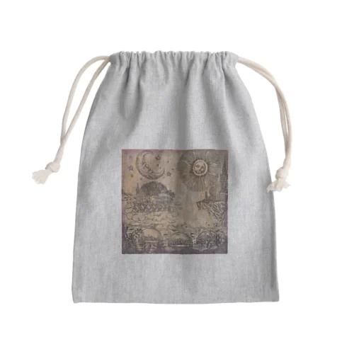 古代人の未来設計 Mini Drawstring Bag