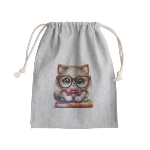 よろしくにゃ Mini Drawstring Bag