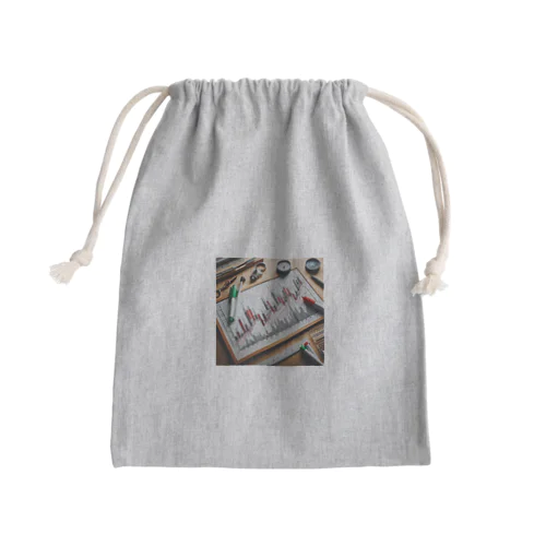 ローソク足 Mini Drawstring Bag