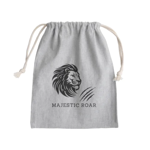 Majestic Roar Mini Drawstring Bag