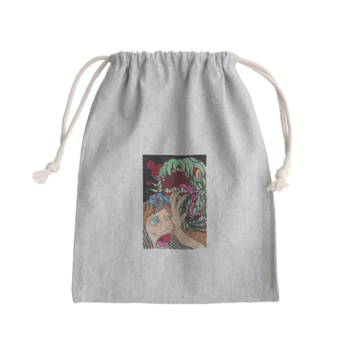 口々 Mini Drawstring Bag