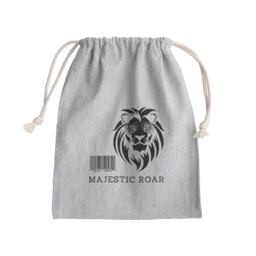 Majestic Roar Mini Drawstring Bag