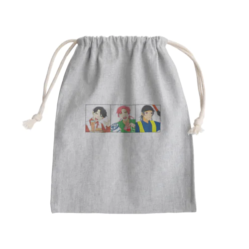 お仕事 Mini Drawstring Bag