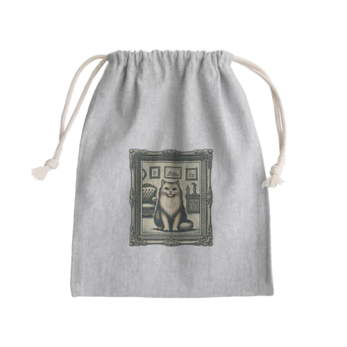 クラシックな猫 Mini Drawstring Bag