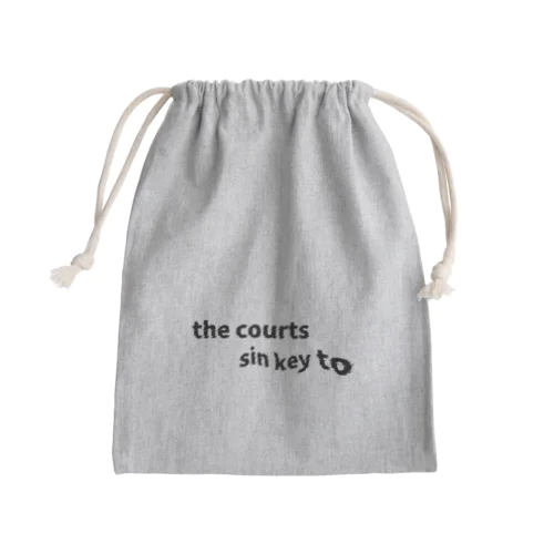 坐骨神経痛・再び Mini Drawstring Bag