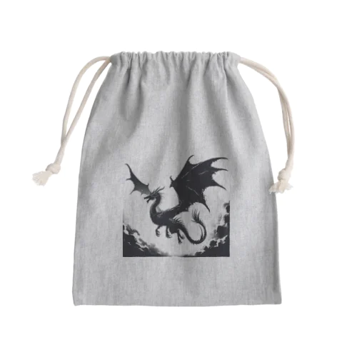 ドラゴン（シルエット） Mini Drawstring Bag