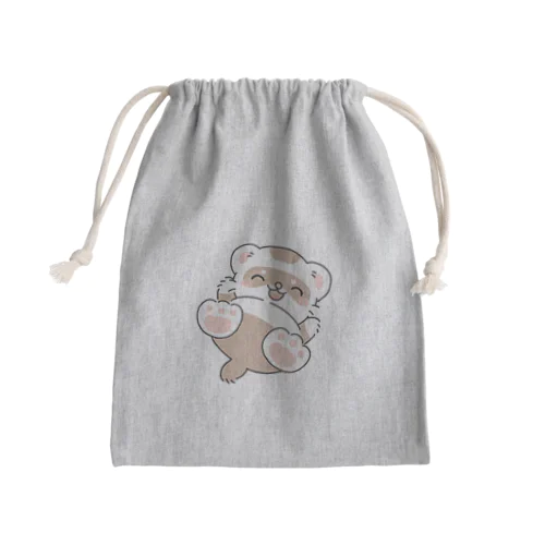 ふぇれっとがころん Mini Drawstring Bag