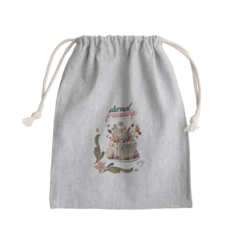 サプライズケーキ Mini Drawstring Bag