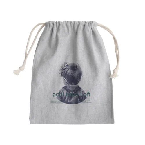 achi tabo Lofi Mini Drawstring Bag