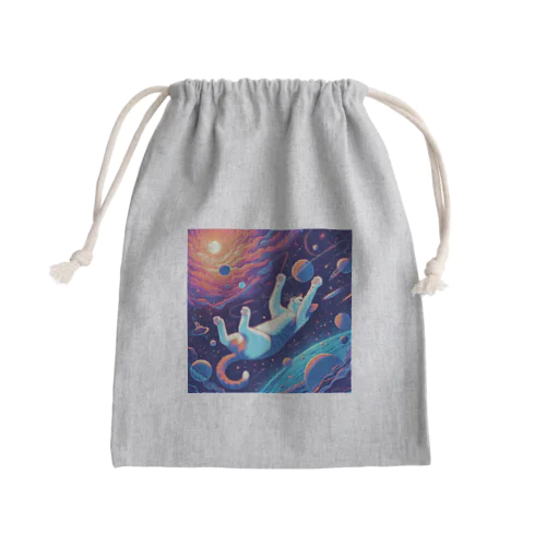 星と遊ぶ「レイチャ」 Mini Drawstring Bag