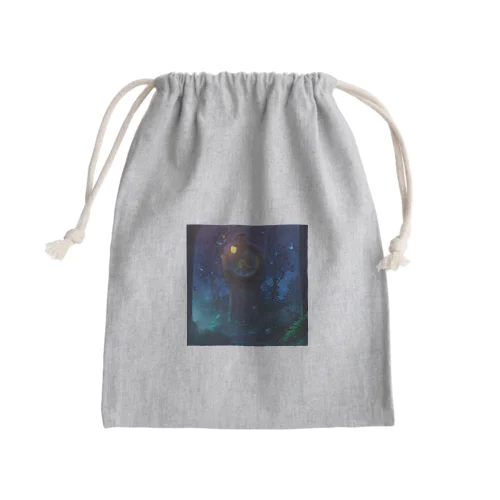 夢幻的な時計塔 Mini Drawstring Bag