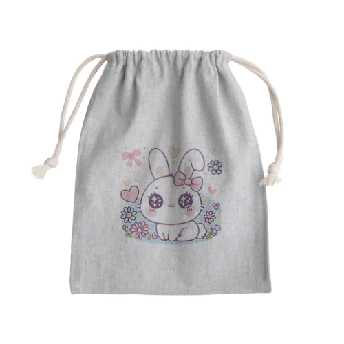 ラブリーうさちゃん Mini Drawstring Bag