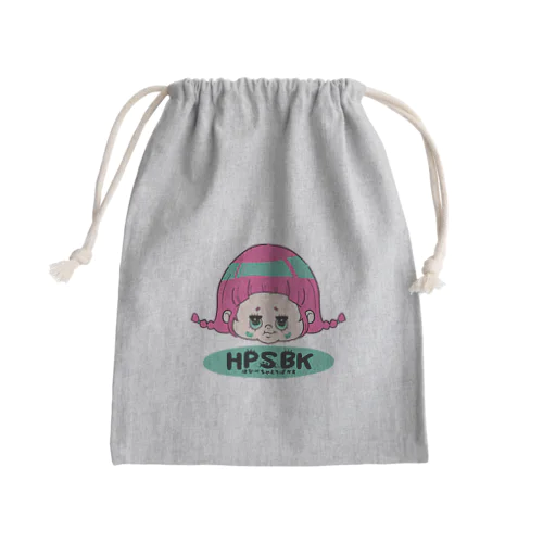 おさげガール Mini Drawstring Bag