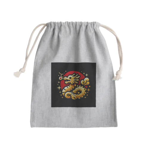 幸運を呼ぶ金龍ちゃん🐉 Mini Drawstring Bag