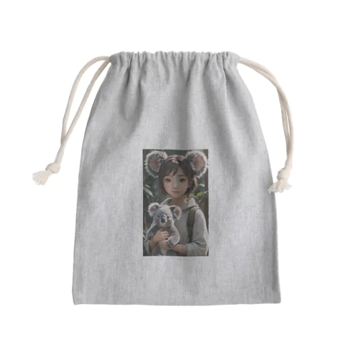 動物占いキャラクター<コアラ> Mini Drawstring Bag