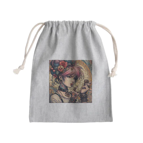 ピンク Mini Drawstring Bag