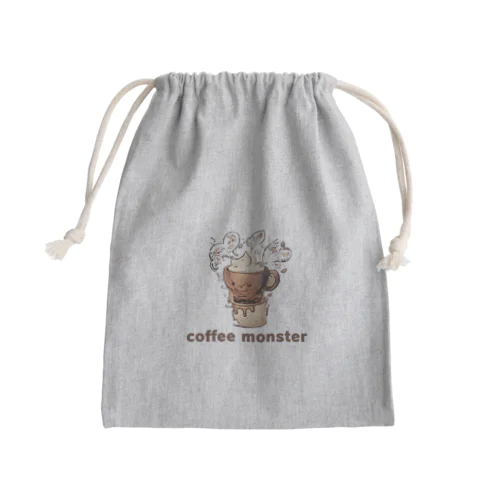 Coffee Monster Java Mini Drawstring Bag