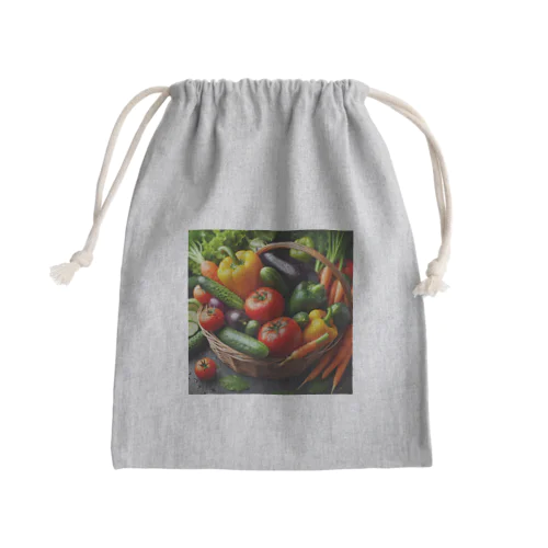 新鮮な野菜 Mini Drawstring Bag