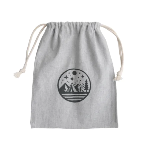 ゆっくりキャンプ Mini Drawstring Bag