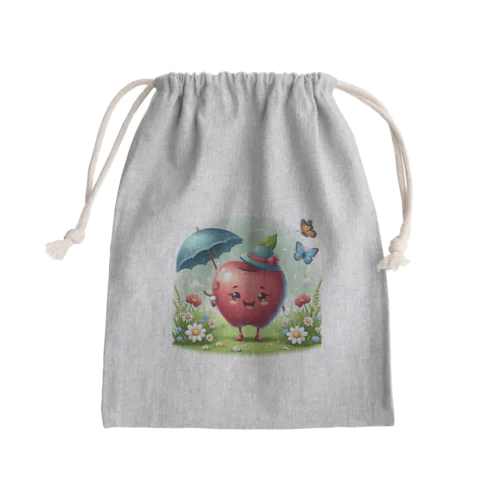 果物妖精～リンゴの妖精さん～ Mini Drawstring Bag