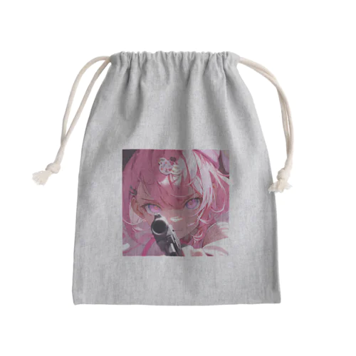 強き心の戦士 Mini Drawstring Bag