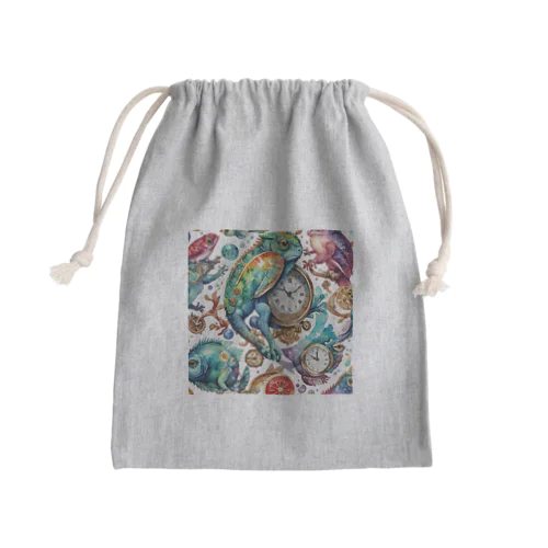 Fantastical　Chameleon Mini Drawstring Bag