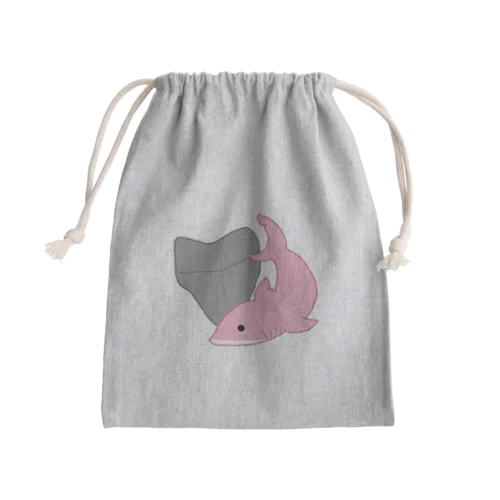 大歯シャーク Mini Drawstring Bag