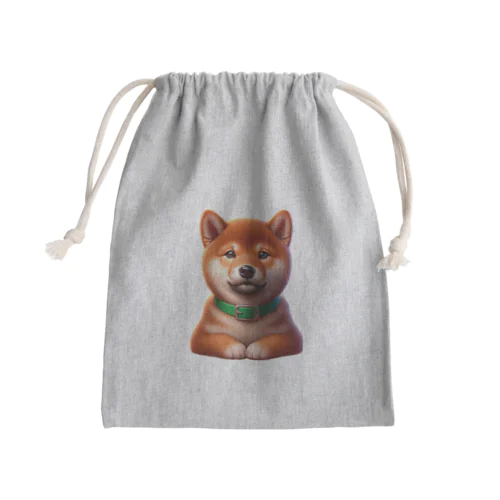 フレンドリーな柴犬 Mini Drawstring Bag