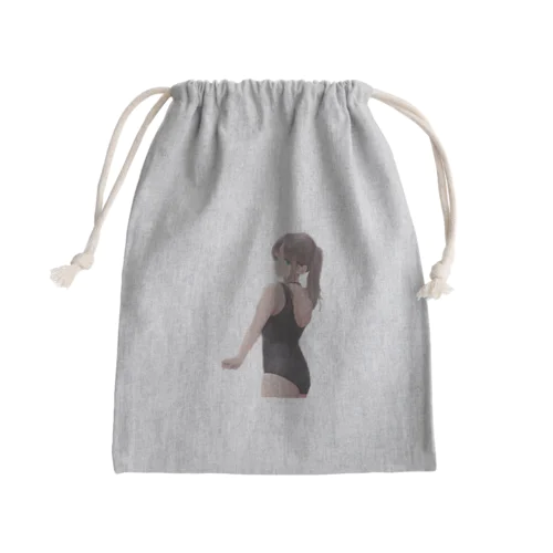 水着少女 Mini Drawstring Bag