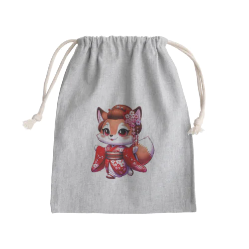 舞妓んちゃん Mini Drawstring Bag