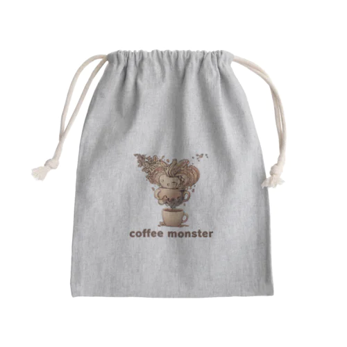 coffee monster Bourbon Mini Drawstring Bag