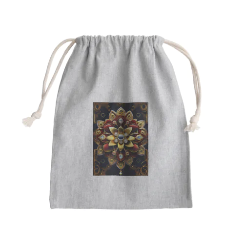 豪華な花 Mini Drawstring Bag