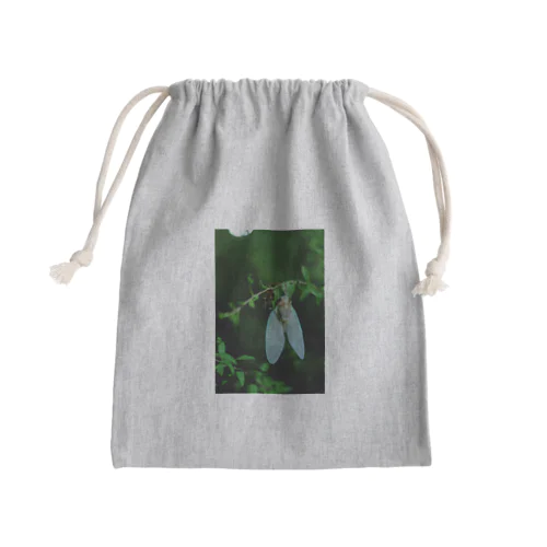 セミ Mini Drawstring Bag