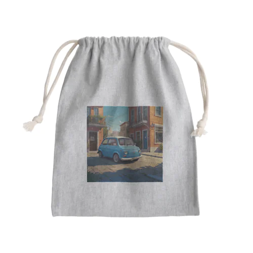 青い車3 Mini Drawstring Bag