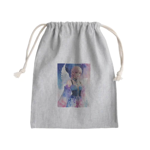 虹色の悪魔 Mini Drawstring Bag