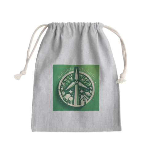 地球を守ろう２ Mini Drawstring Bag