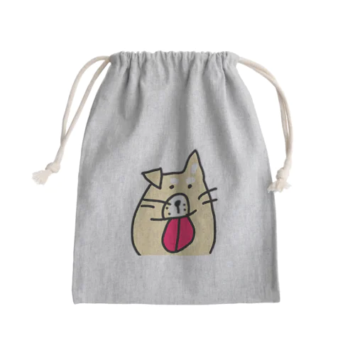 ビビりな番犬くん Mini Drawstring Bag