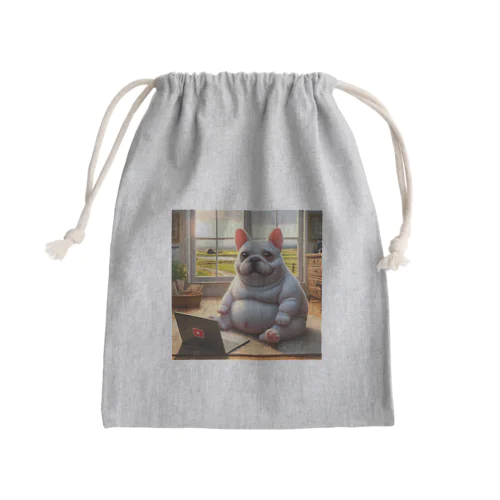 ぽっちゃりになっちゃったピエール Mini Drawstring Bag