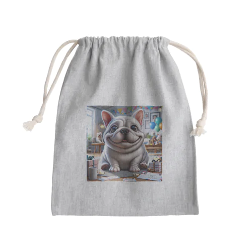 田舎生活を満喫するピエール Mini Drawstring Bag