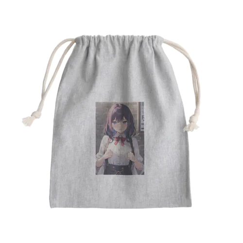 黒髪キャラグッツ Mini Drawstring Bag