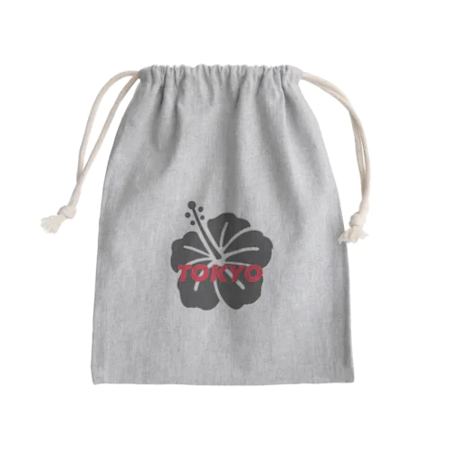 TOKYOハイビスカス Mini Drawstring Bag