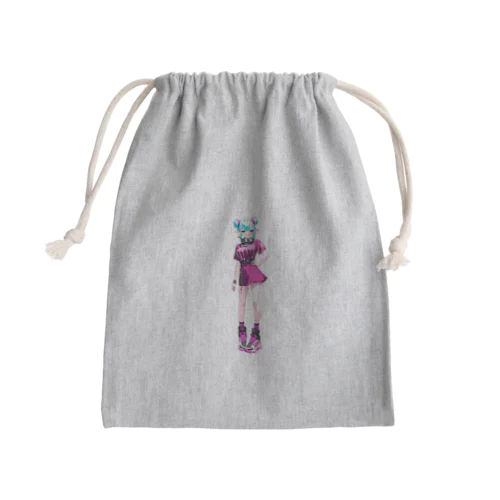 応援するエルフちゃん Mini Drawstring Bag