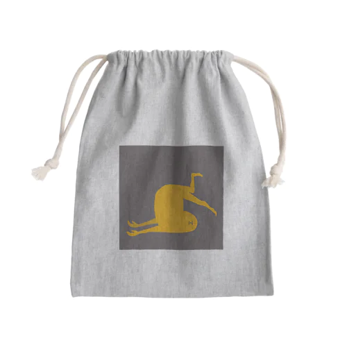 ストレッチもじゃ Mini Drawstring Bag