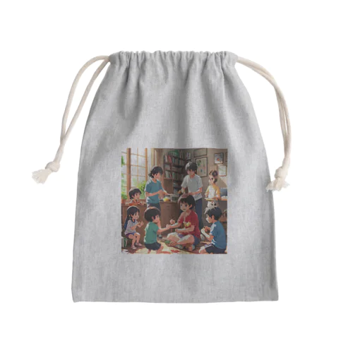 たくさん出来るといいね。 Mini Drawstring Bag