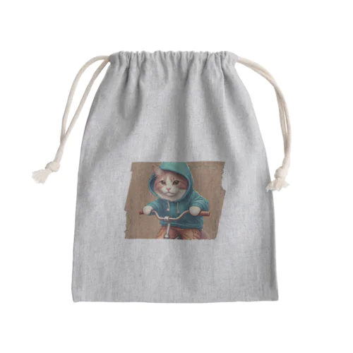 にゃんこ🐱 Mini Drawstring Bag