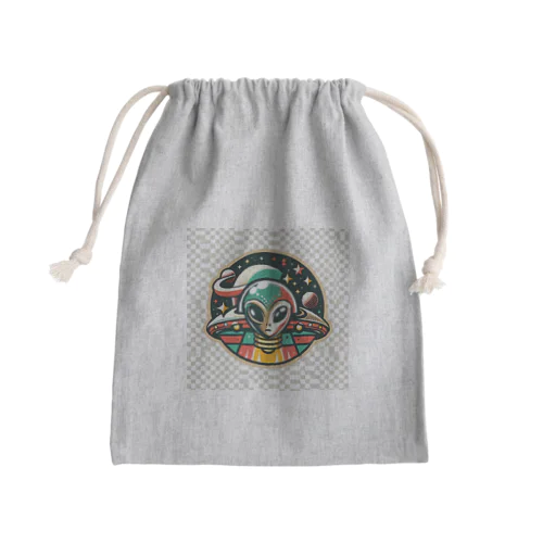 宇宙最強の存在、エイリアン Mini Drawstring Bag